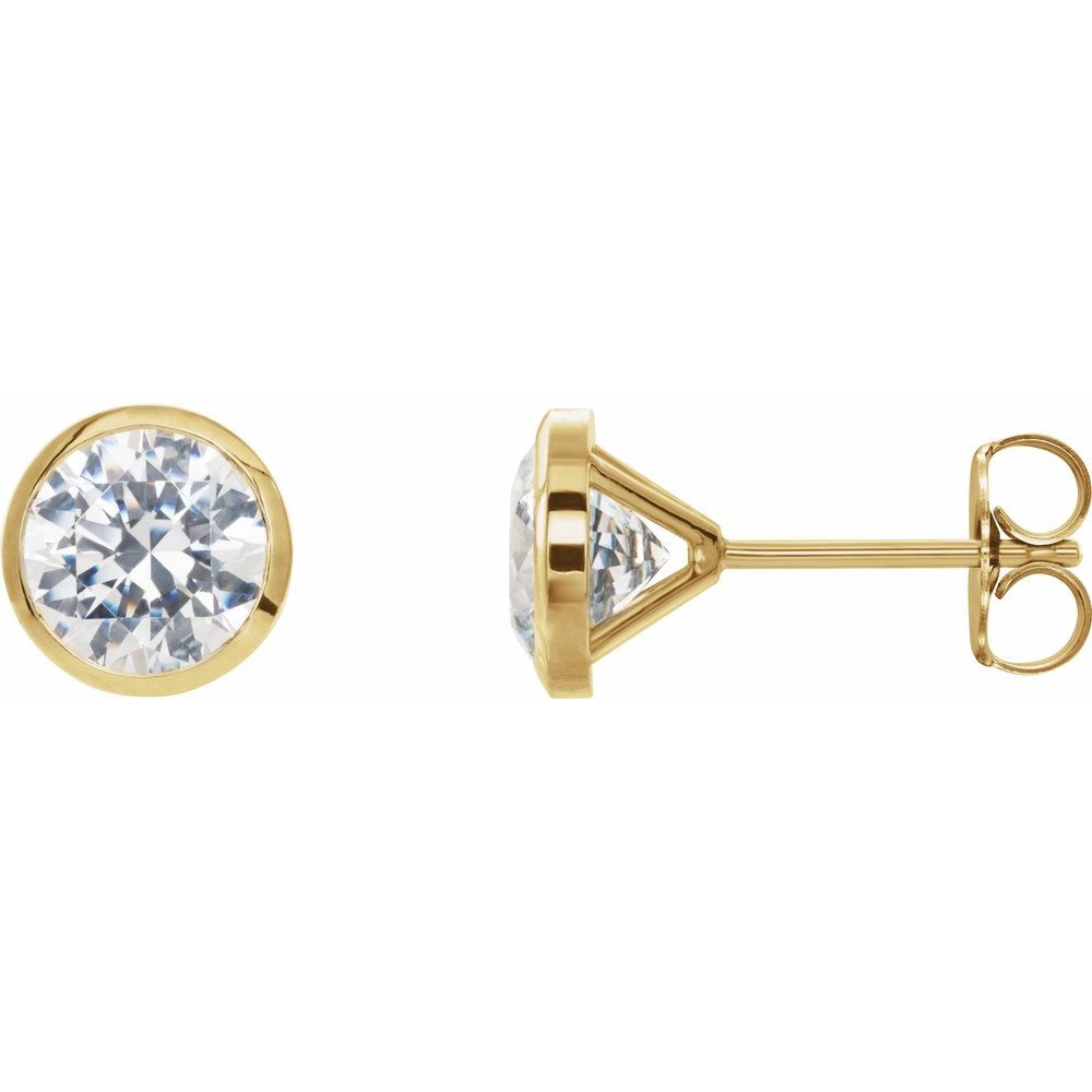 Bezel Cocktail Studs
