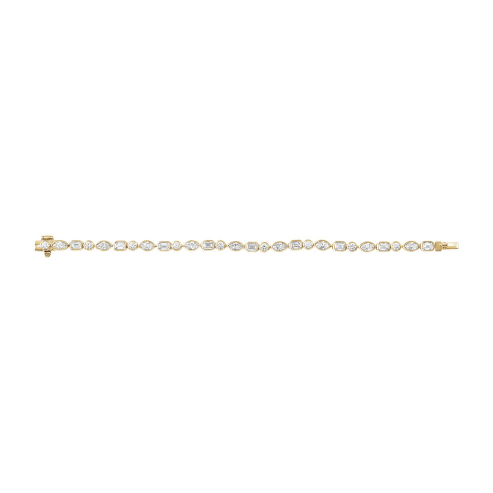 Chunky Bezel Tennis Bracelet
