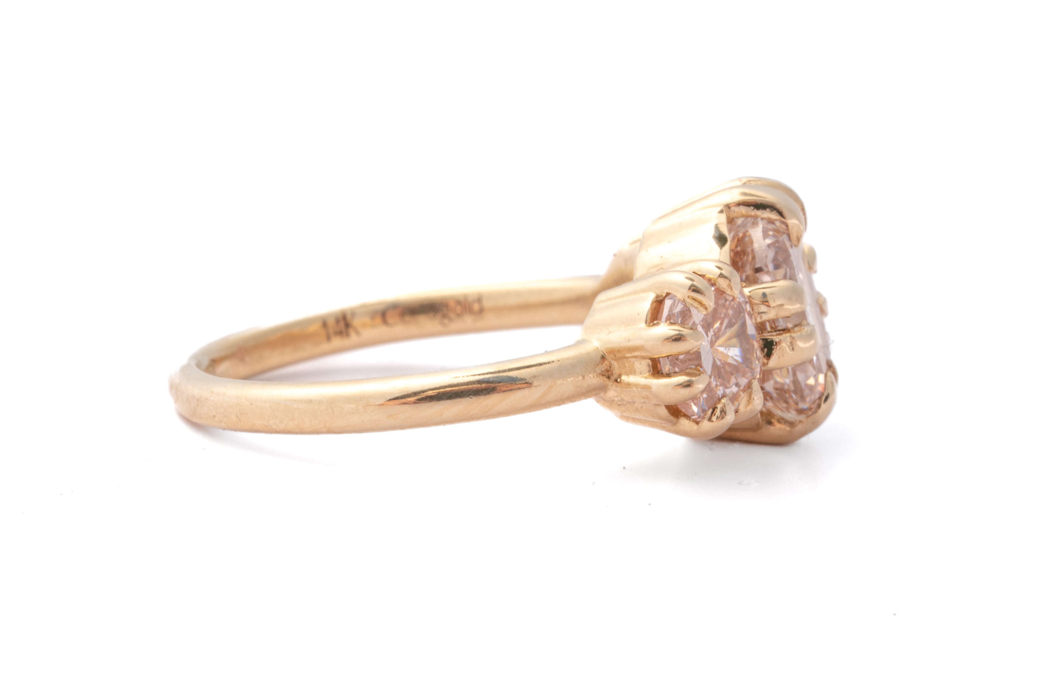 Avery Three Stone Engagement Ring