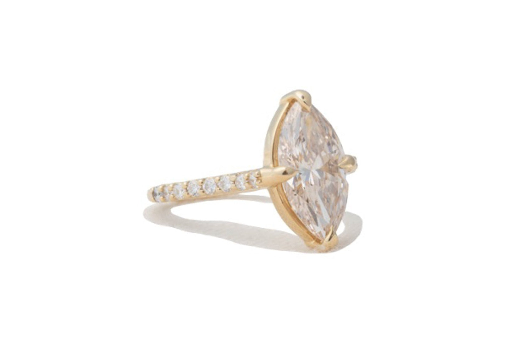 Aurela Pave Modern Engagement Ring