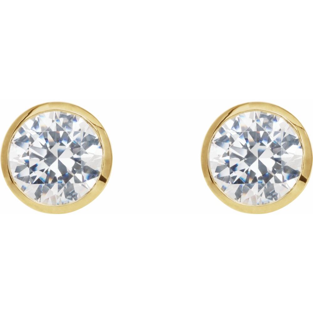Bezel Cocktail Studs