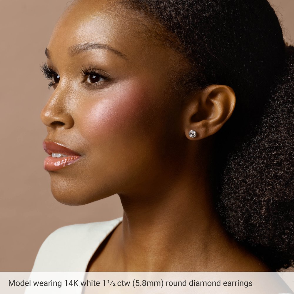 Bezel Cocktail Studs