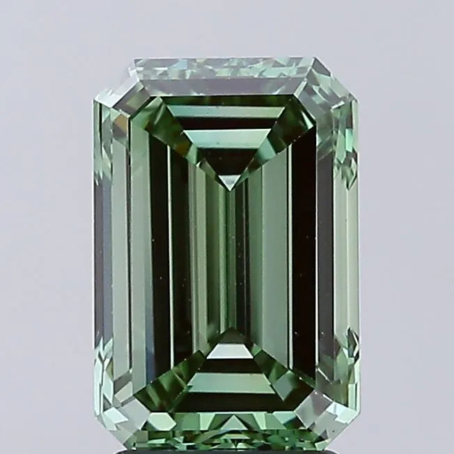 3.00ct Emerald Lab Grown Diamond (Colour Fancy Vivid Green, Clarity VS1, IGI Certified)