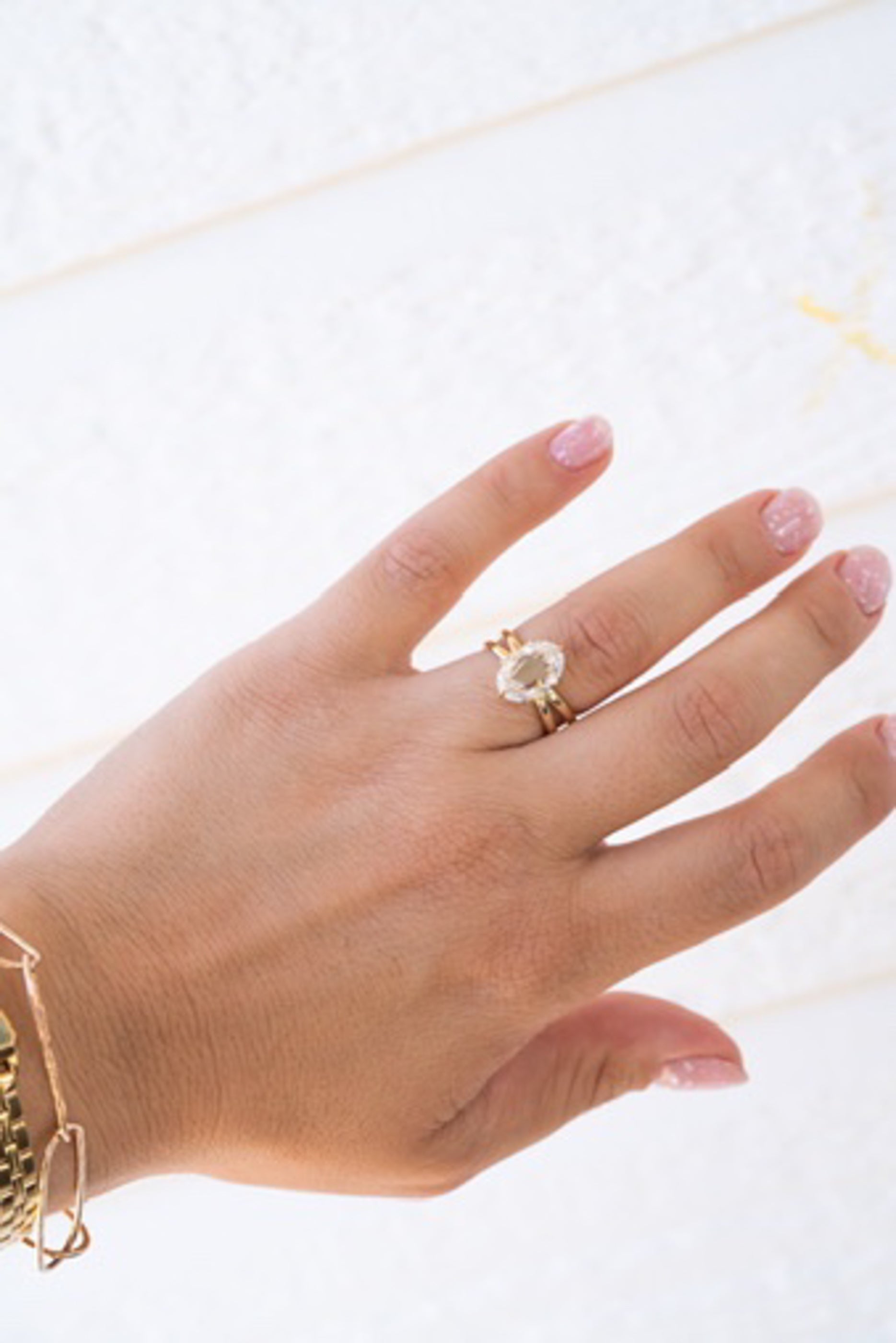 Dixie Criss Cross Engagement Ring