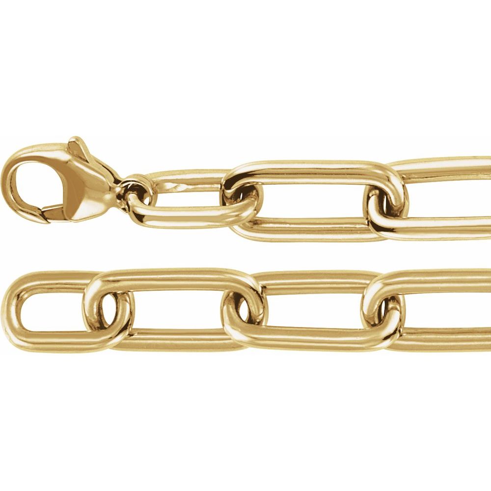 Diamond Studded Paperclip Bracelet
