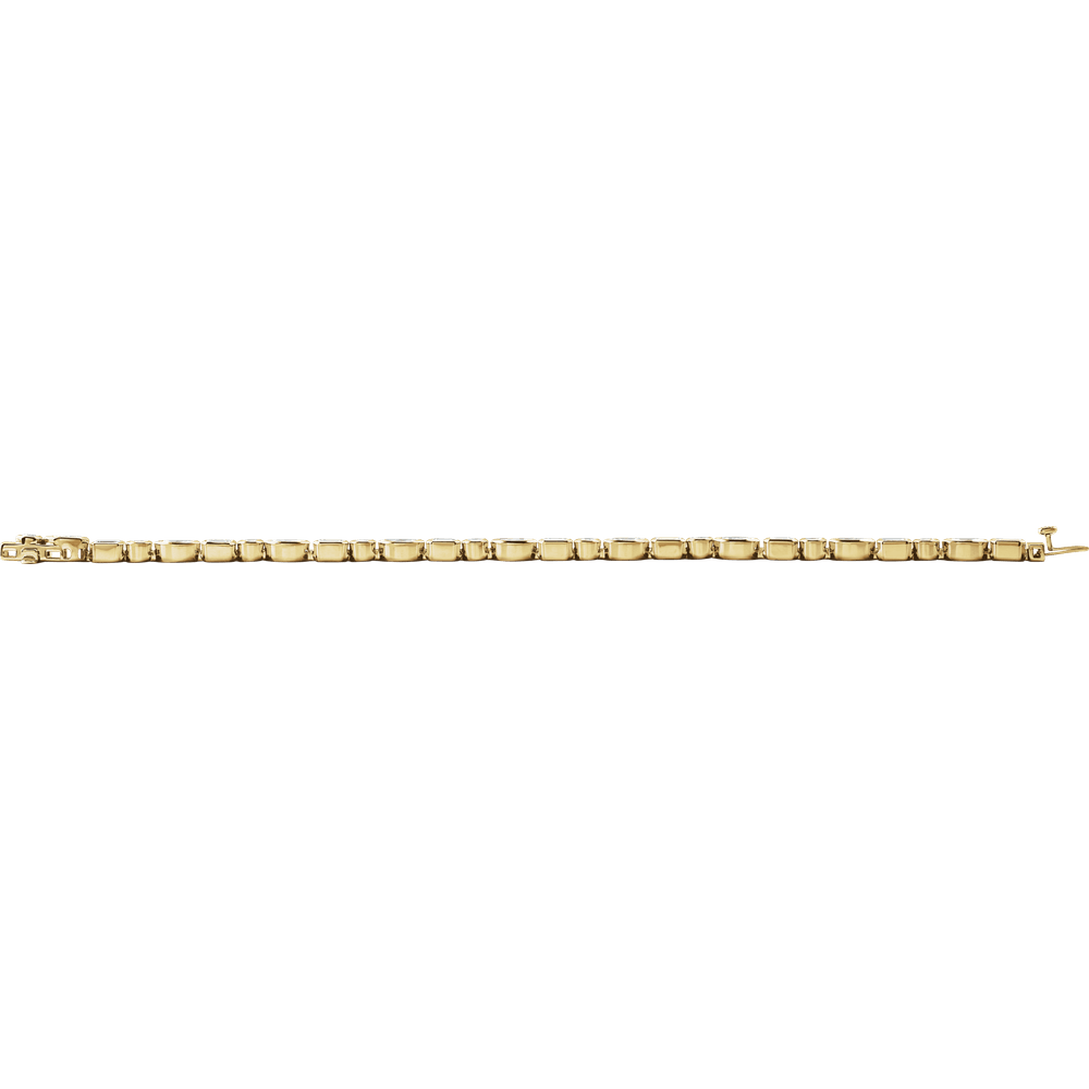 Chunky Bezel Tennis Bracelet