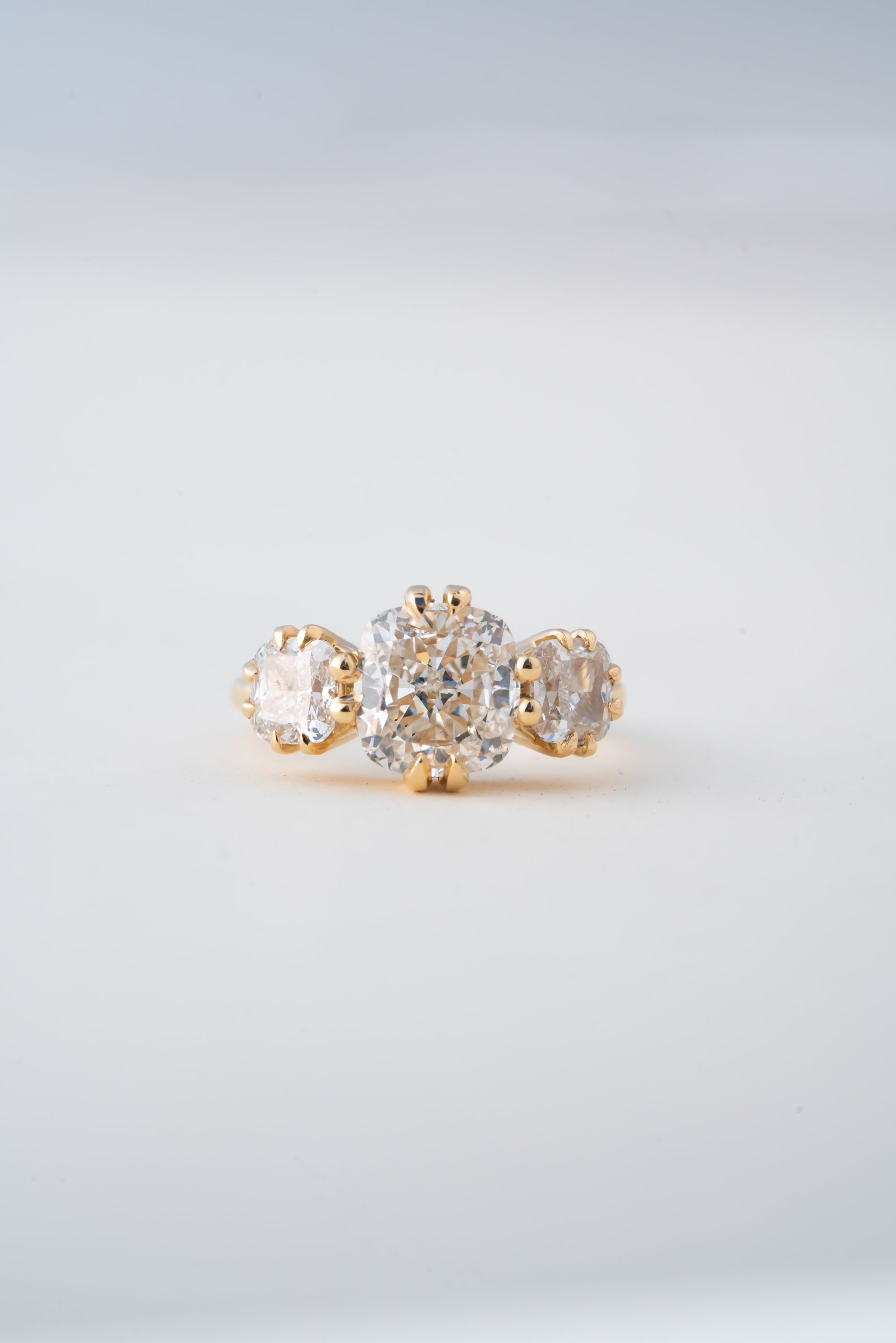 Avery Three Stone Engagement Ring