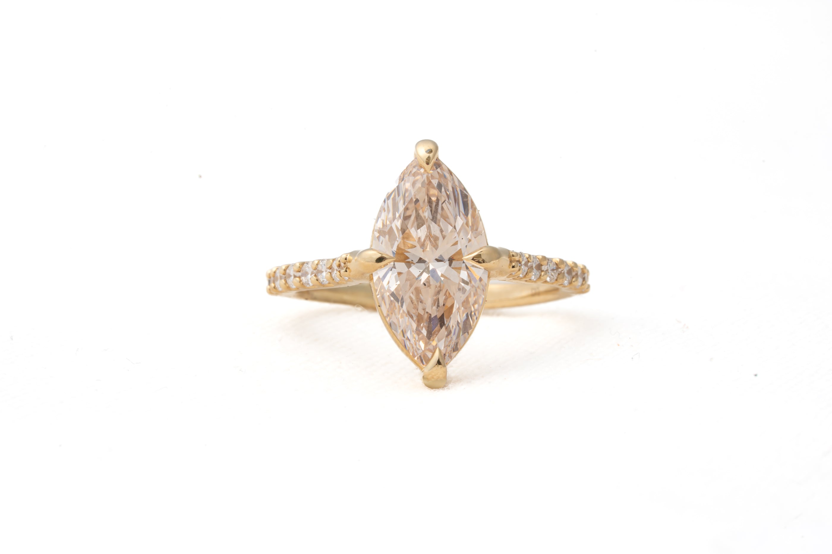 Aurela Pave Modern Engagement Ring