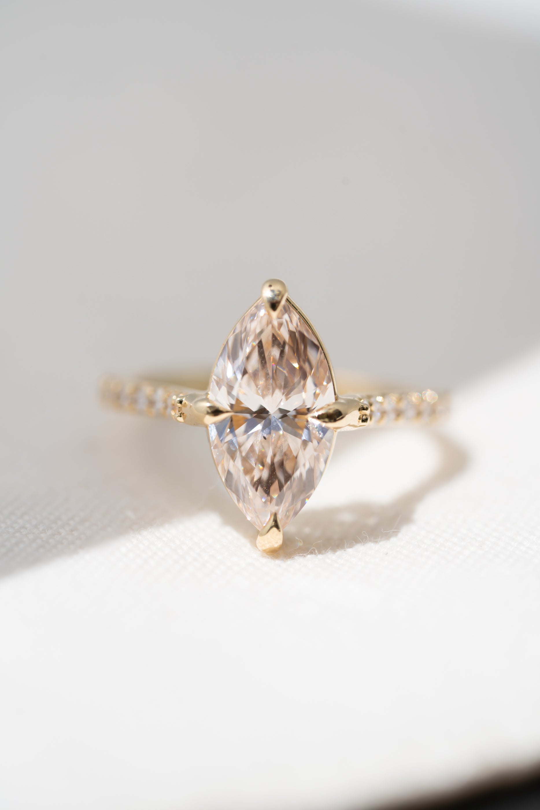 Aurela Pave Modern Engagement Ring