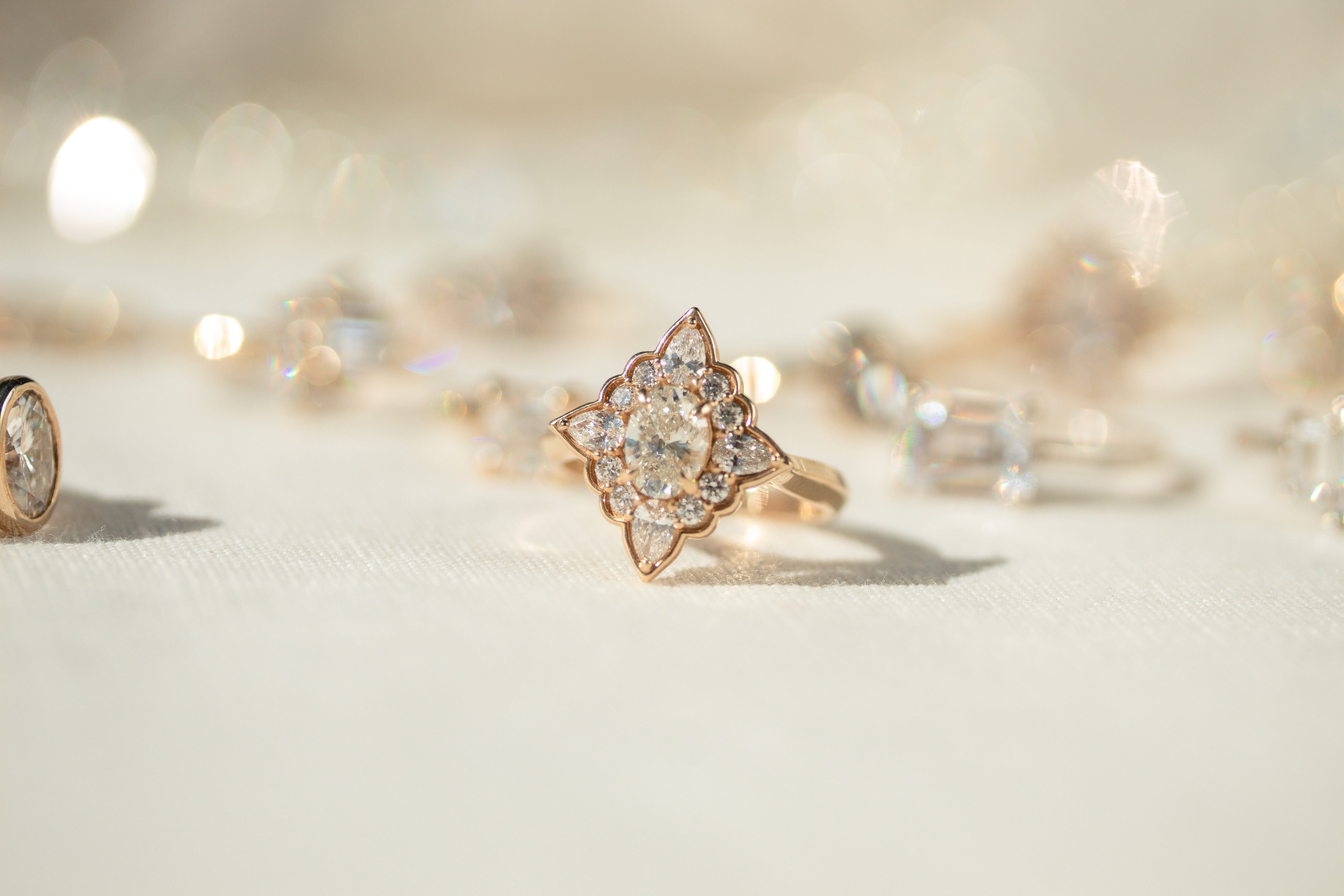 Maya Frame Engagement Ring