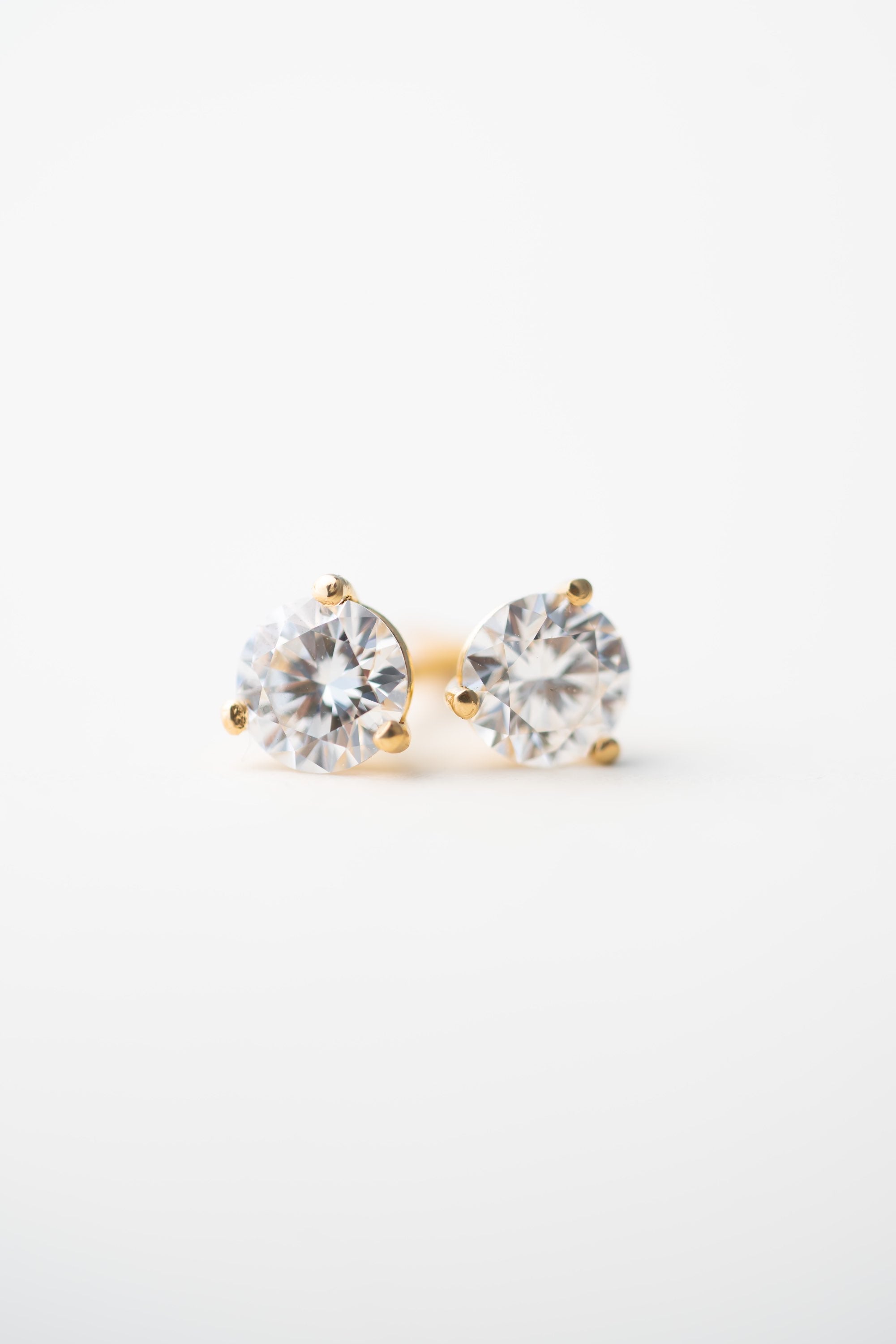 Alice Studs / lab grown diamond martini studs image 5